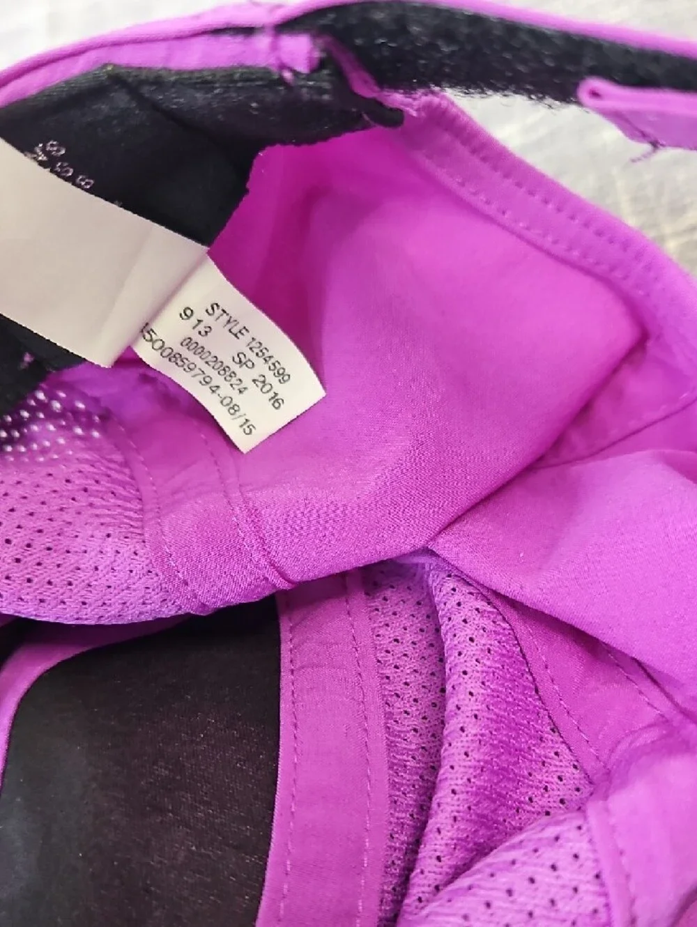 Under Armour Purple Mesh-Panel Running Cap
